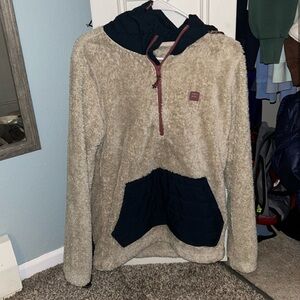 Billabong Vintage Fleece Pullover Hoodie Mens S